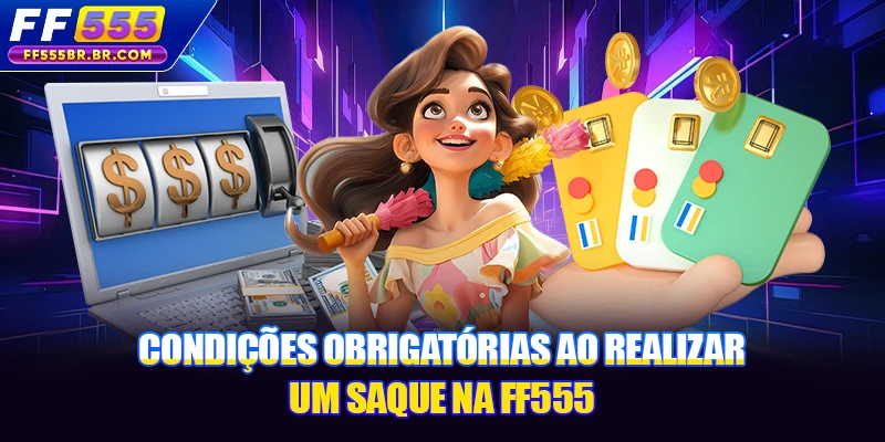 Condições obrigatórias ao realizar um saque na FF555
